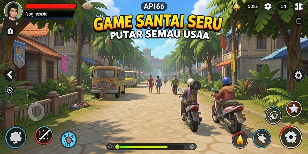 Tangkapan layar gameplay API66 menampilkan keseruan dan tantangan yang ada.