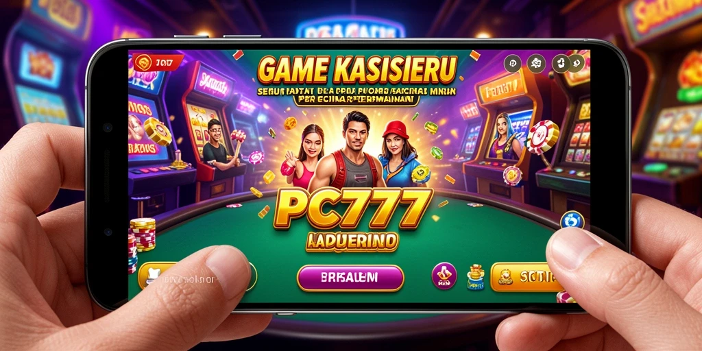 Tampilan gameplay <strong>PC777</strong> yang menarik dan interaktif dalam suasana kasino.