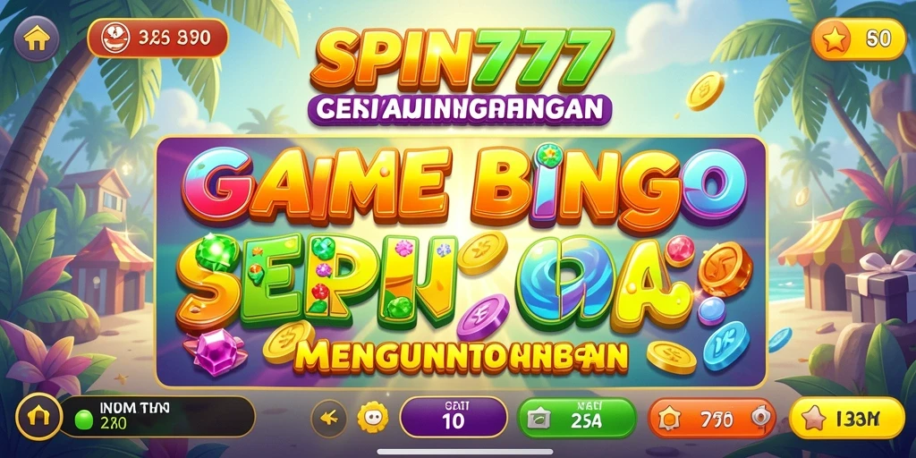 Tampilan menarik dari gameplay Bingo di SPIN777 yang mengasyikkan.